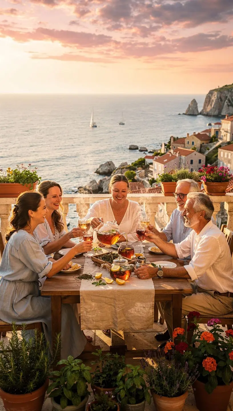 Ritual pripreme čaja uz svježe ubrane ljekovite biljke